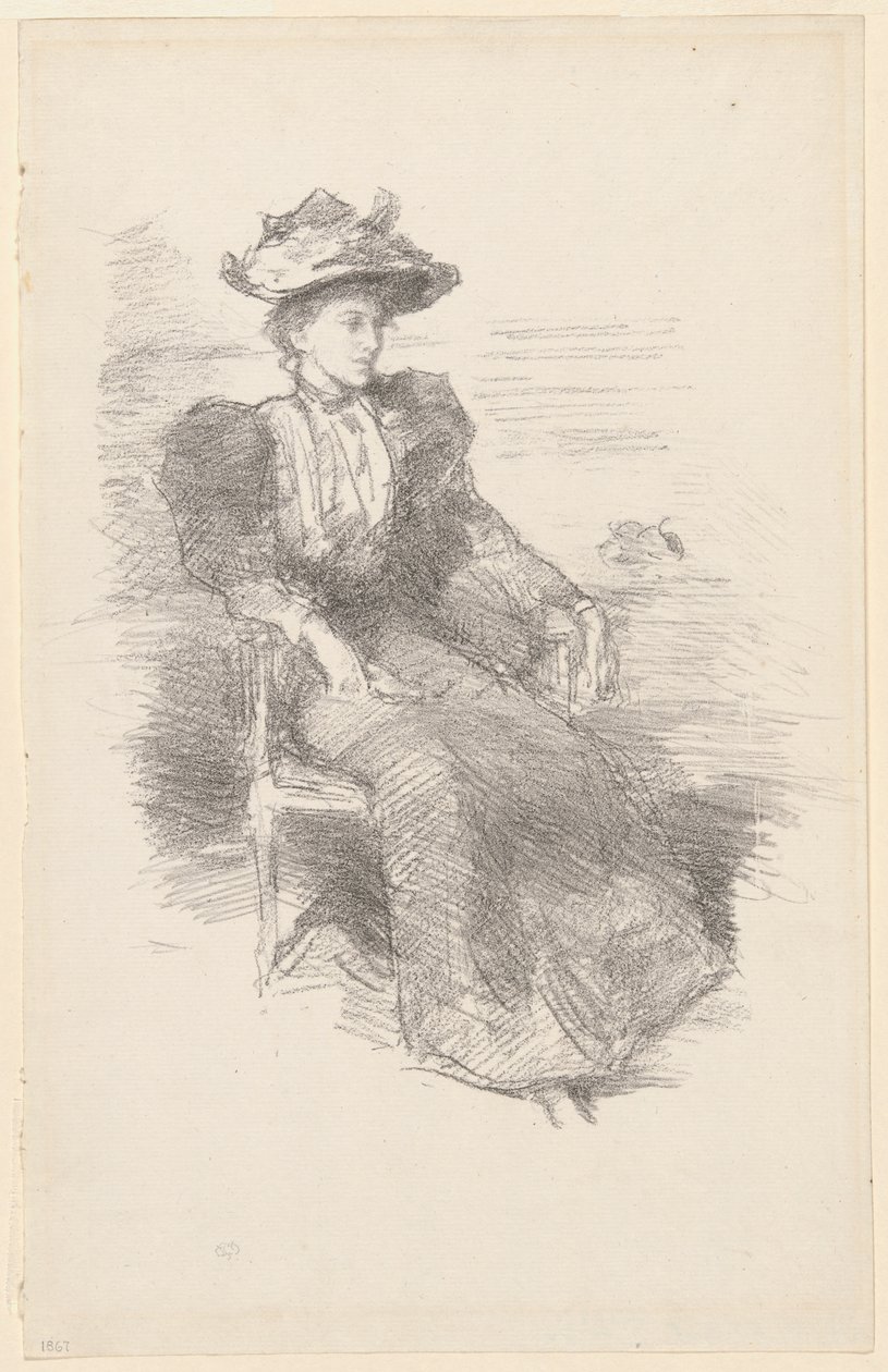 Ritratto: Mildred Howells da James Abbott McNeill Whistler