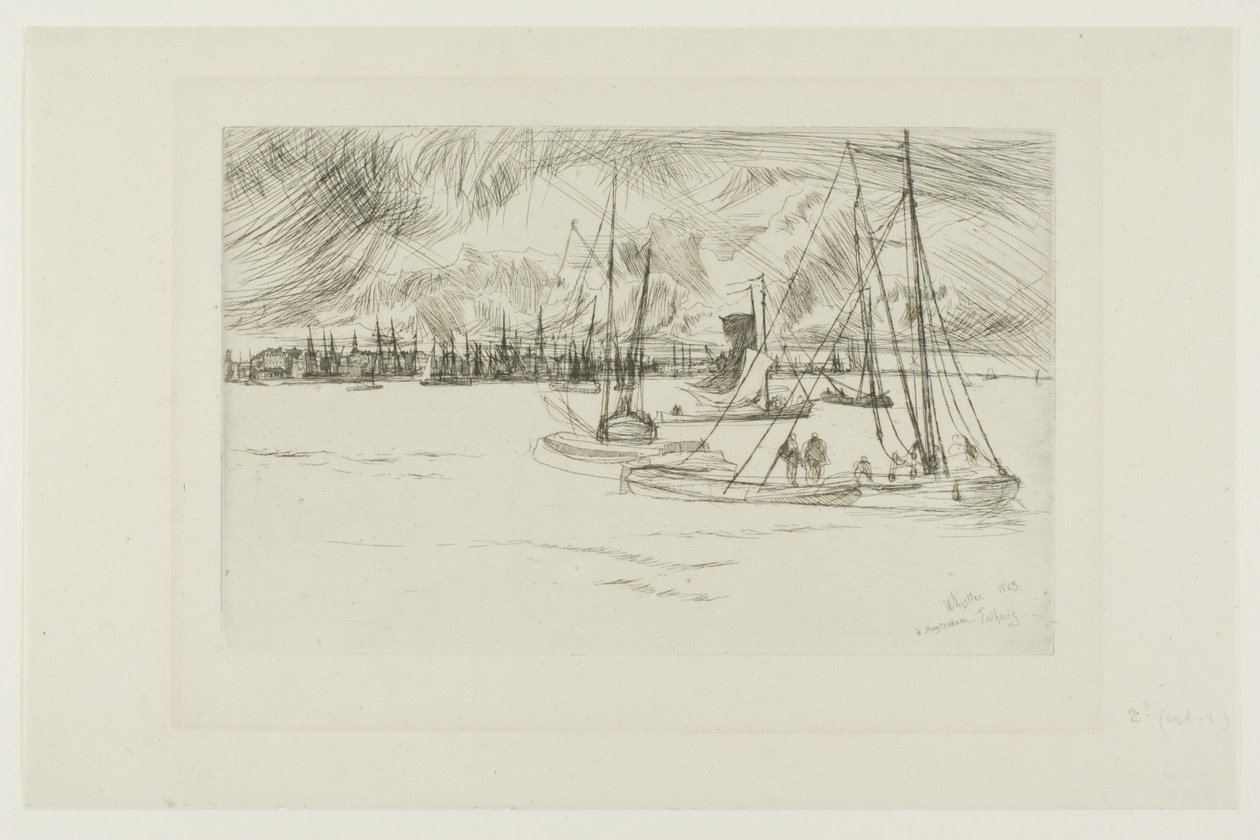 Amsterdam, dal Tolhuis da James Abbott McNeill Whistler