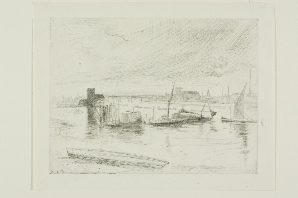 Alba a Battersea (Molo di Cadogan) da James Abbott McNeill Whistler