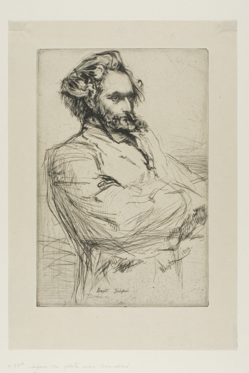 C. L. Drouet, scultore da James Abbott McNeill Whistler