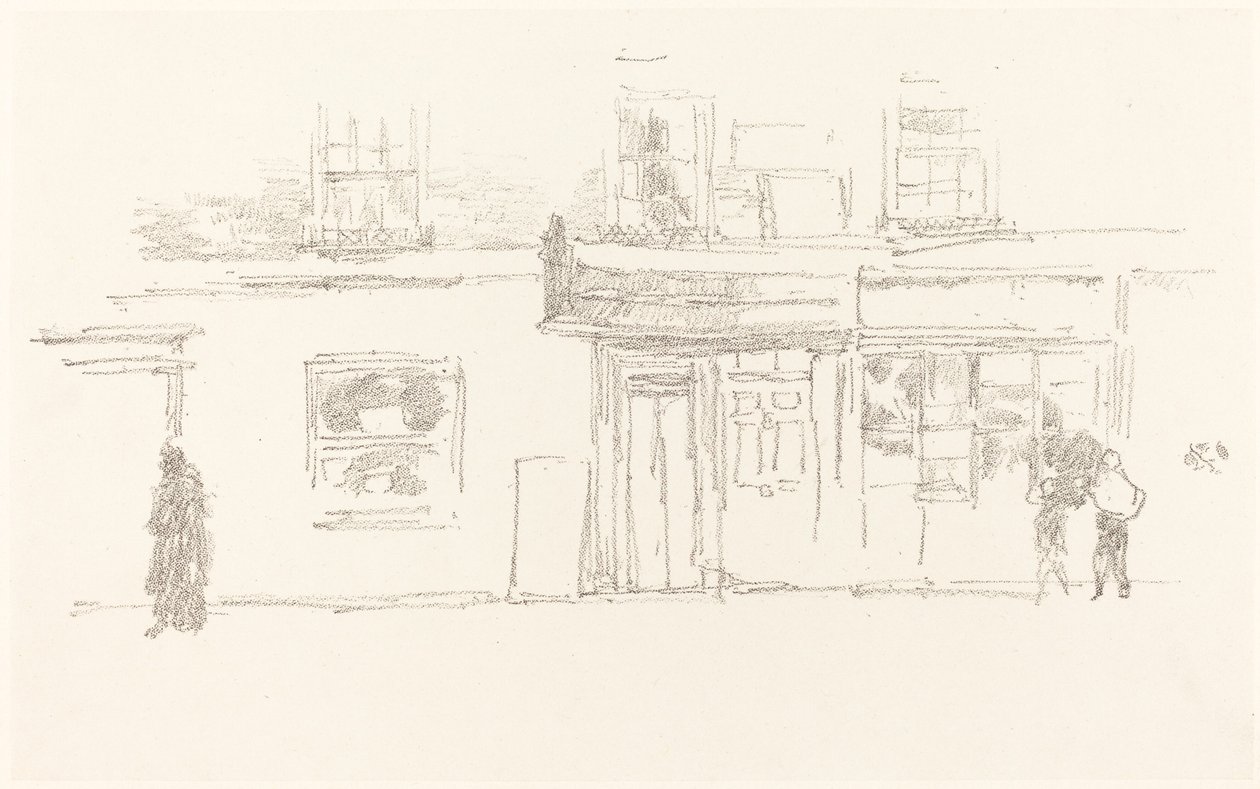 Negozi di Chelsea da James Abbott McNeill Whistler