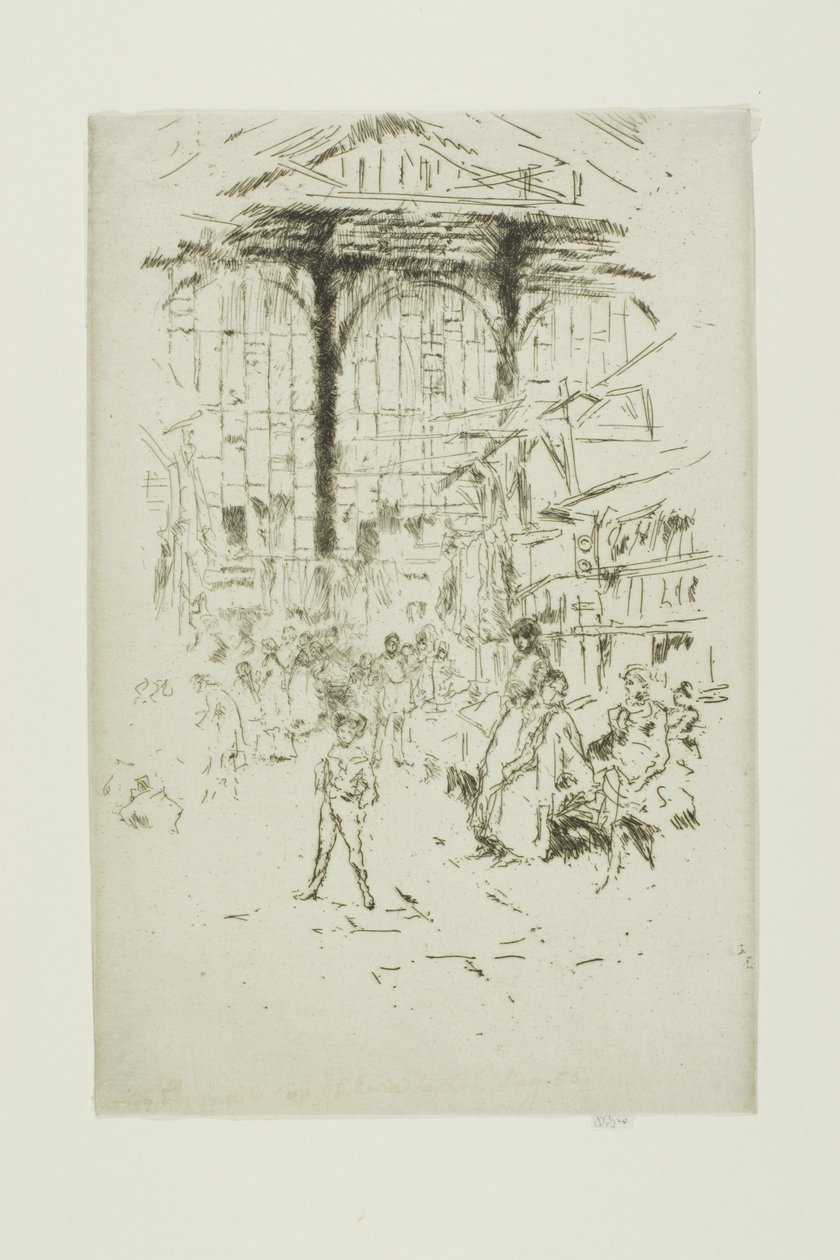 Scambio di vestiti, Houndsditch, n. 2 da James Abbott McNeill Whistler
