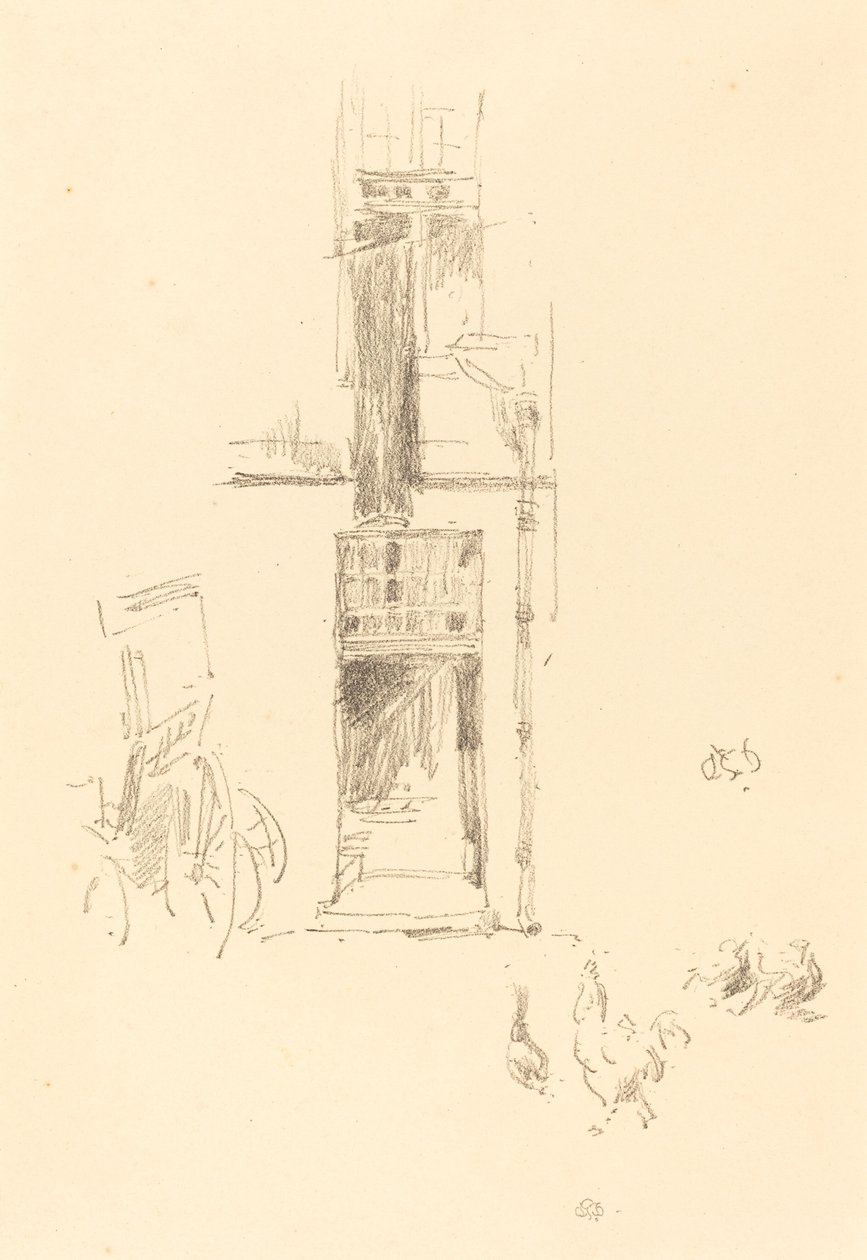 Galli e galline, Hôtel Colbert da James Abbott McNeill Whistler