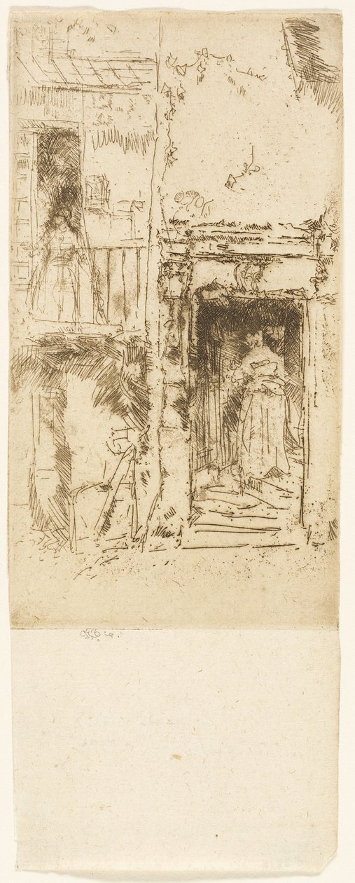 Porta, Scuderie - Loches da James Abbott McNeill Whistler