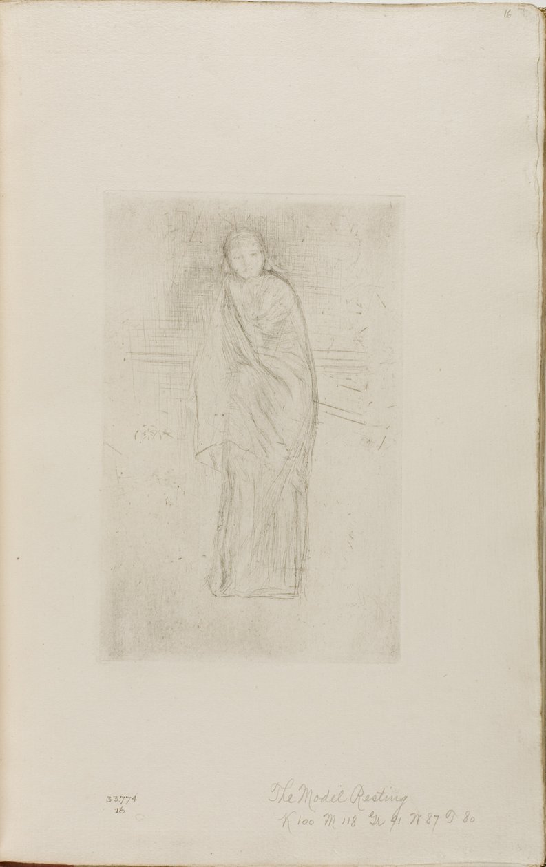 Modello Drappeggiato da James Abbott McNeill Whistler