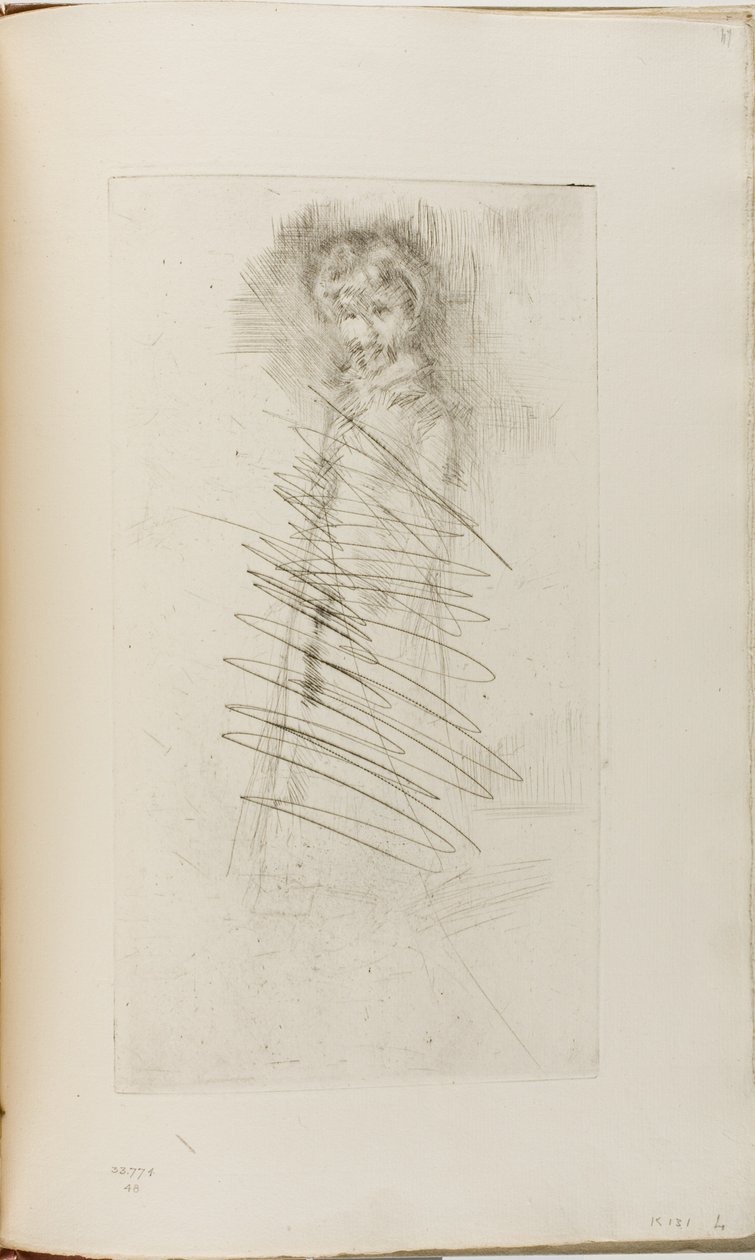 Ragazza in piedi da James Abbott McNeill Whistler