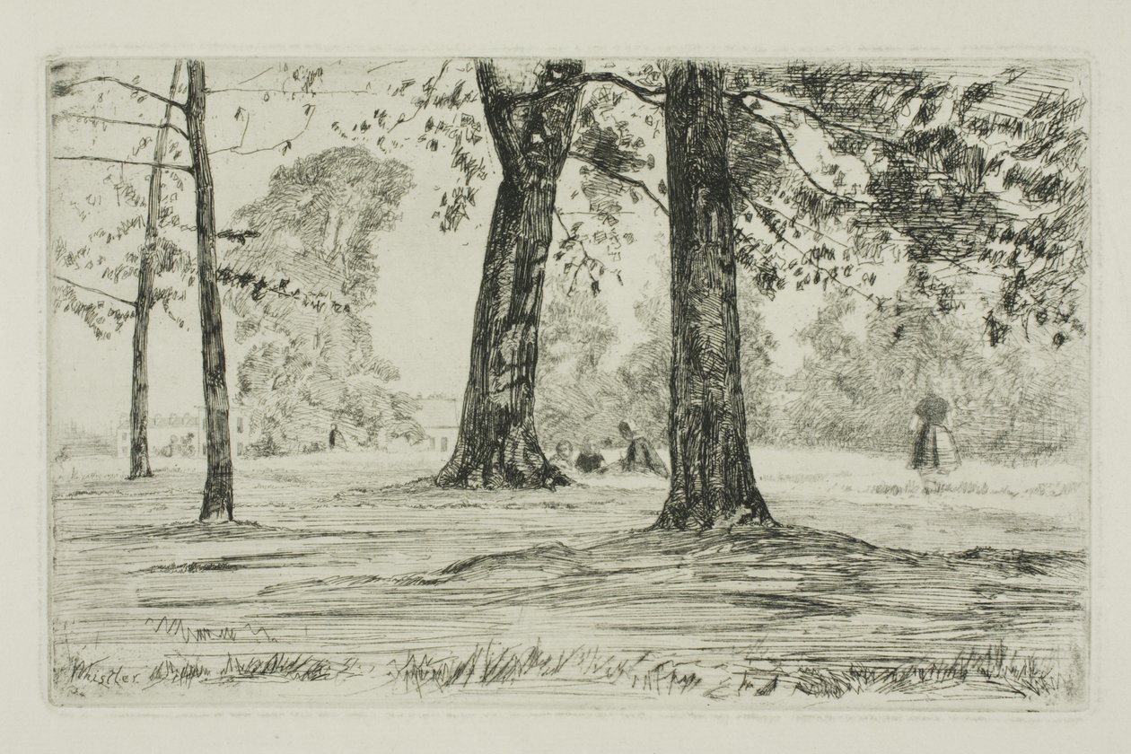 Parco di Greenwich da James Abbott McNeill Whistler