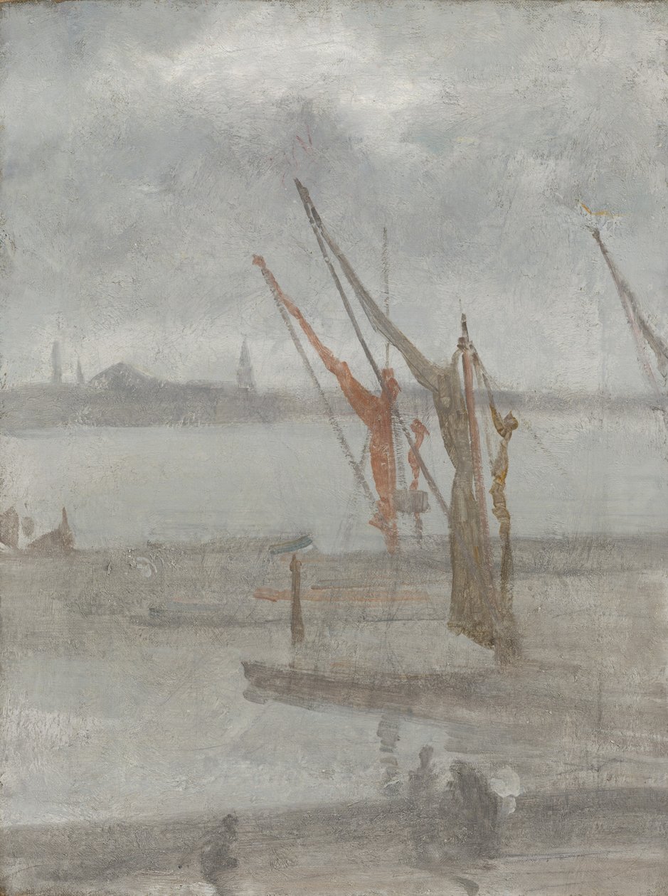 Grigio e argento: Chelsea Wharf da James Abbott McNeill Whistler