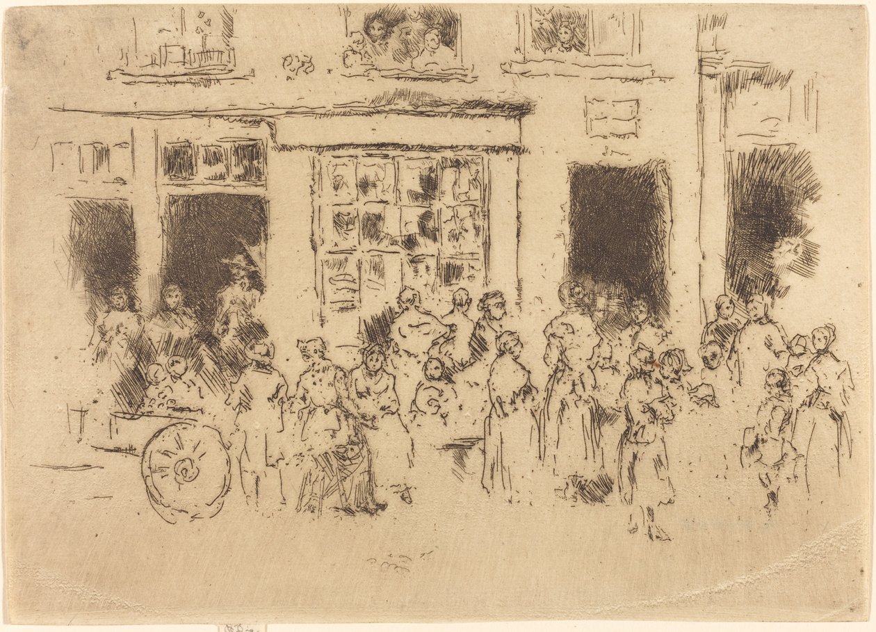 High Street, Bruxelles da James Abbott McNeill Whistler