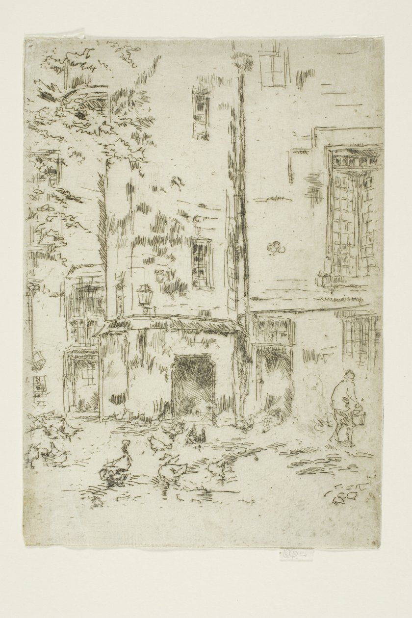 Hôtel de la Croix Blanche da James Abbott McNeill Whistler