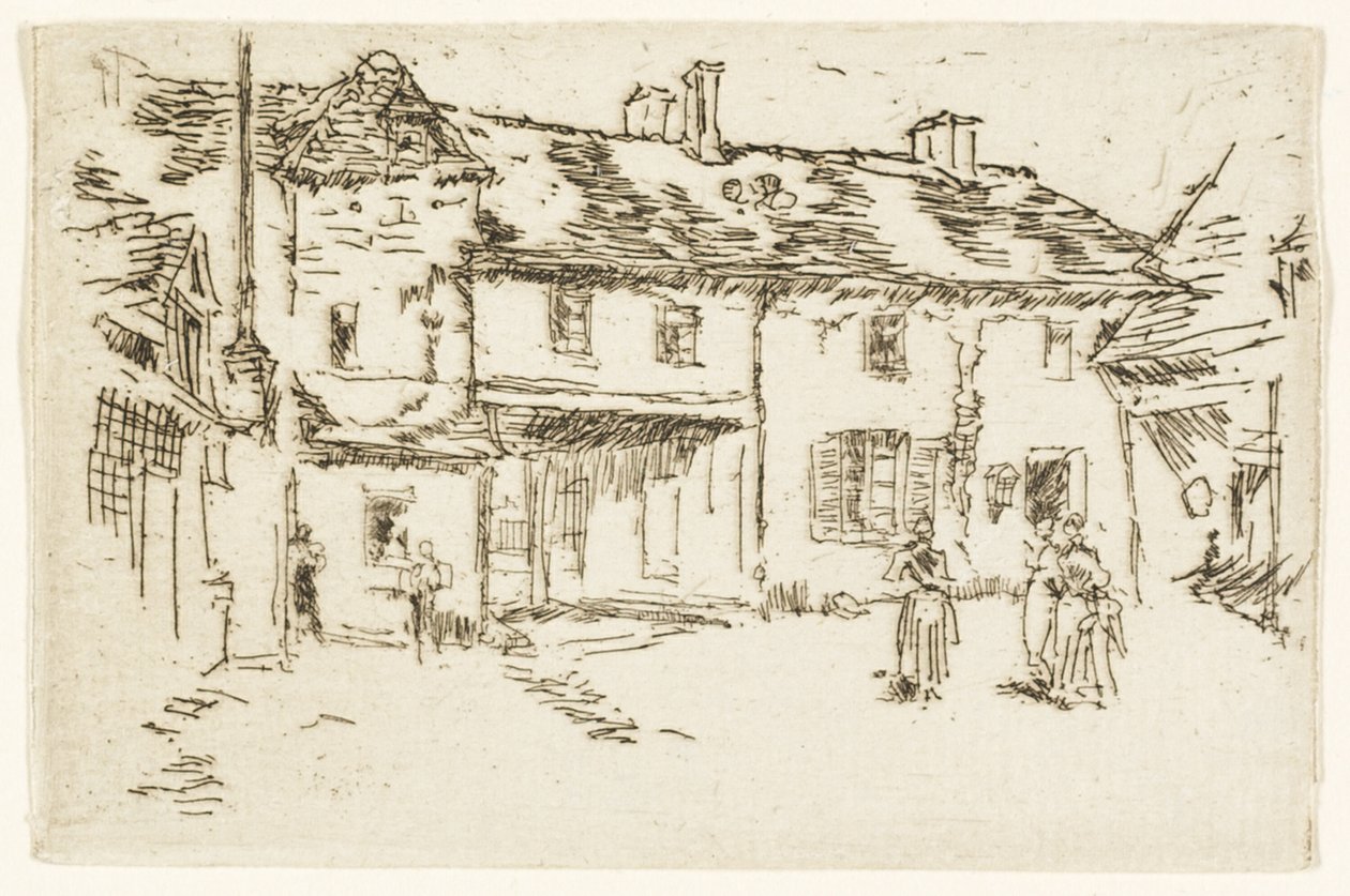 Hôtel de la Promenade, Loches da James Abbott McNeill Whistler