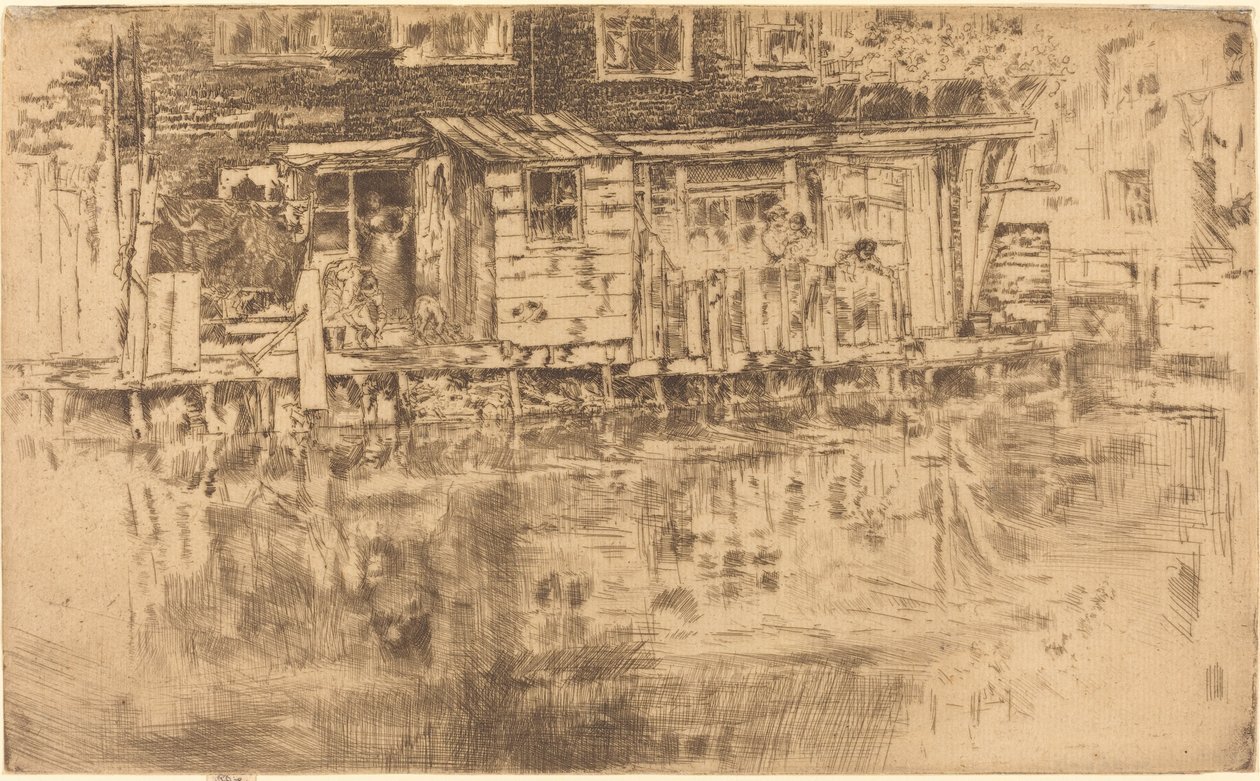 Casa lunga - Tintoria - Amsterdam da James Abbott McNeill Whistler