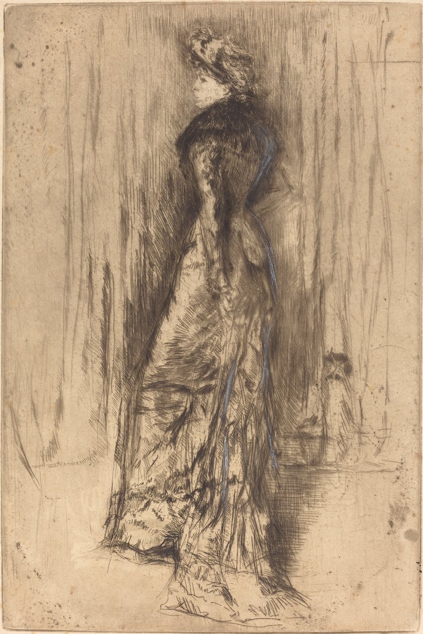 Maud, in piedi da James Abbott McNeill Whistler