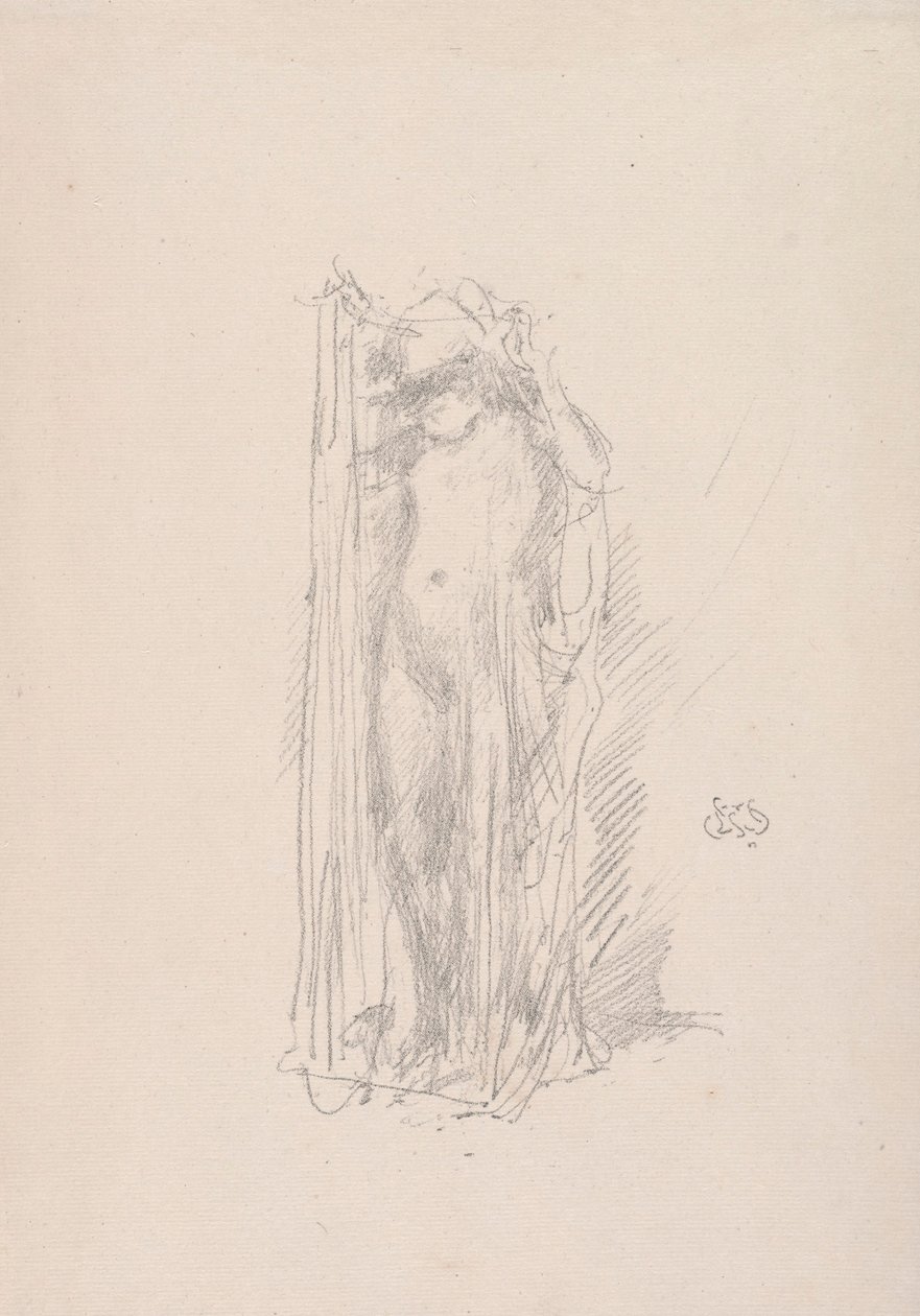 Model Draping da James McNeill Whistler