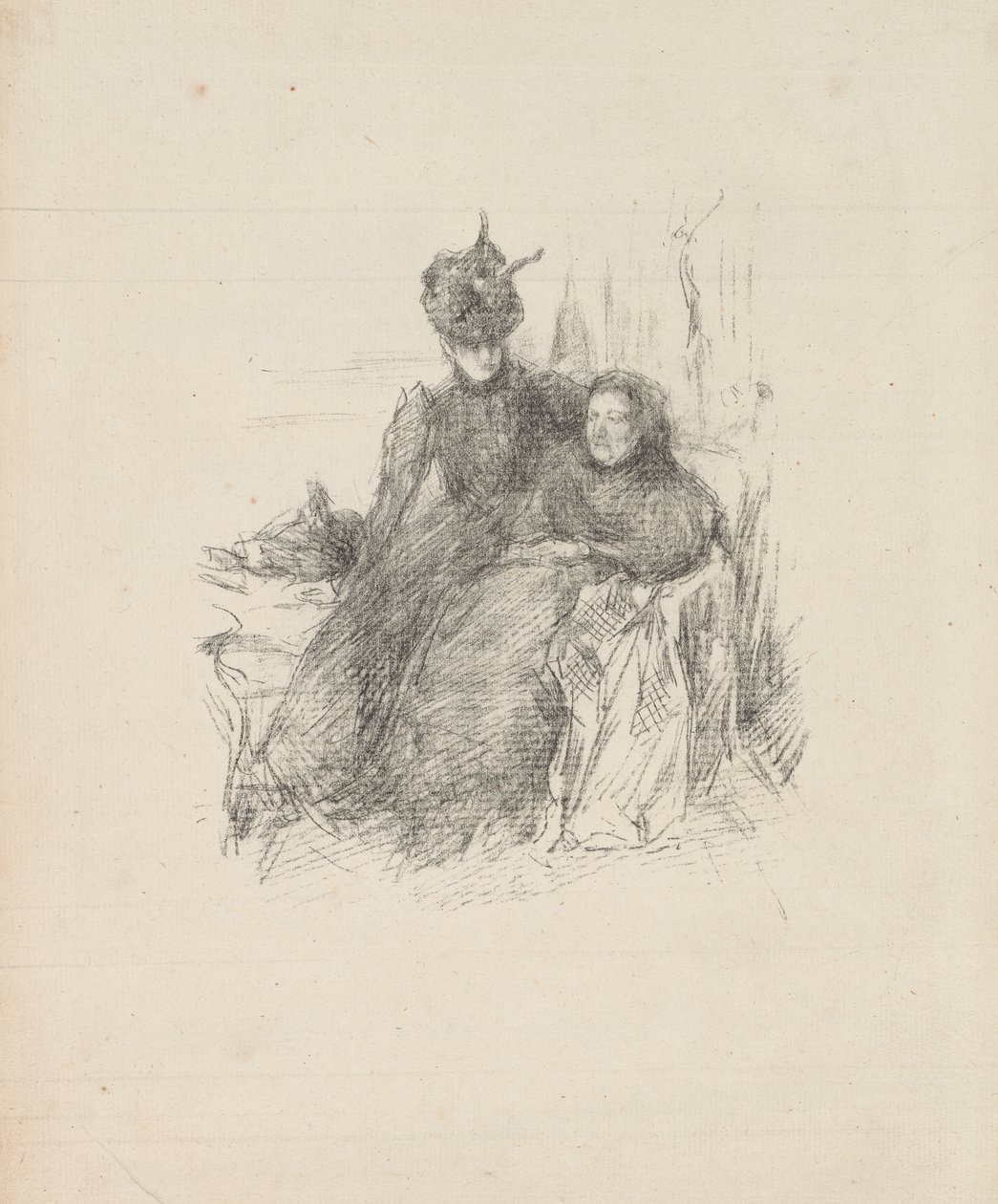 Madre e figlia [La Mère Malade] da James Abbott McNeill Whistler