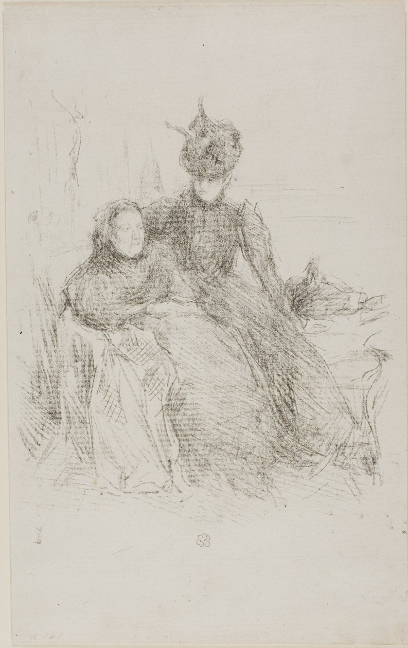 Madre e figlia [La Mère Malade] da James Abbott McNeill Whistler