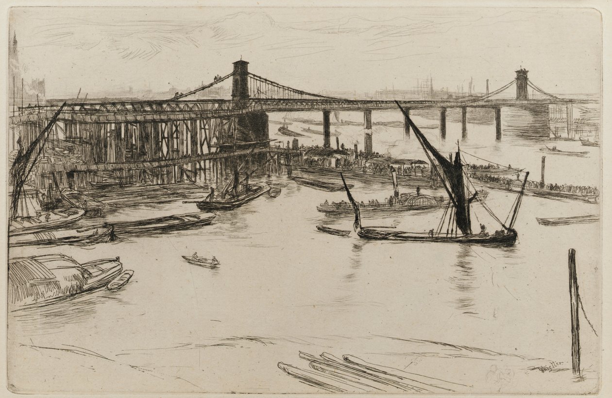 Vecchio Ponte di Hungerford da James Abbott McNeill Whistler