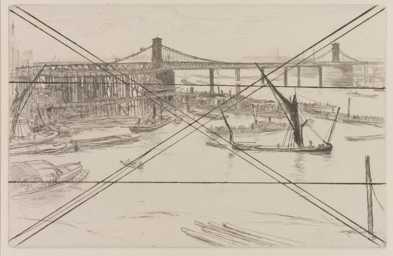 Vecchio ponte di Hungerford da James Abbott McNeill Whistler