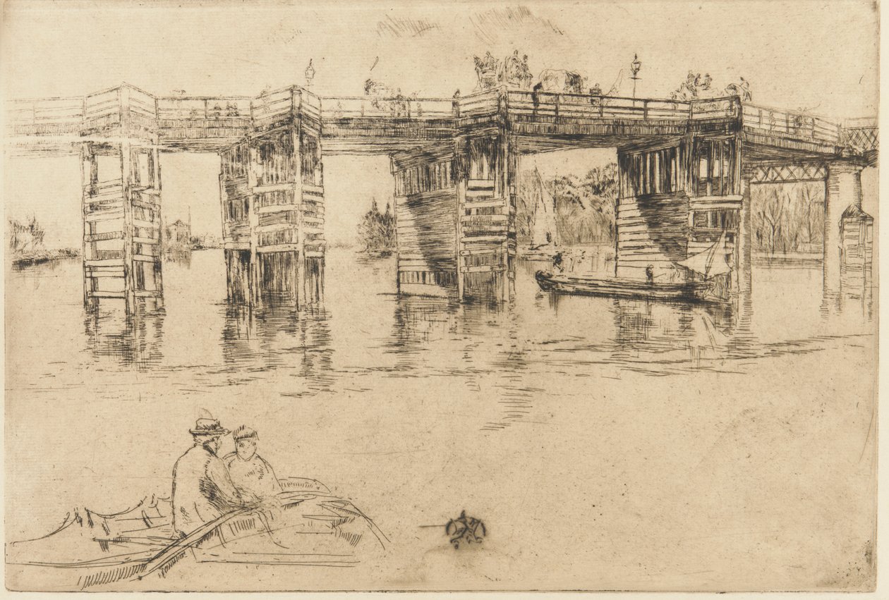 Vecchio ponte di Putney da James Abbott McNeill Whistler