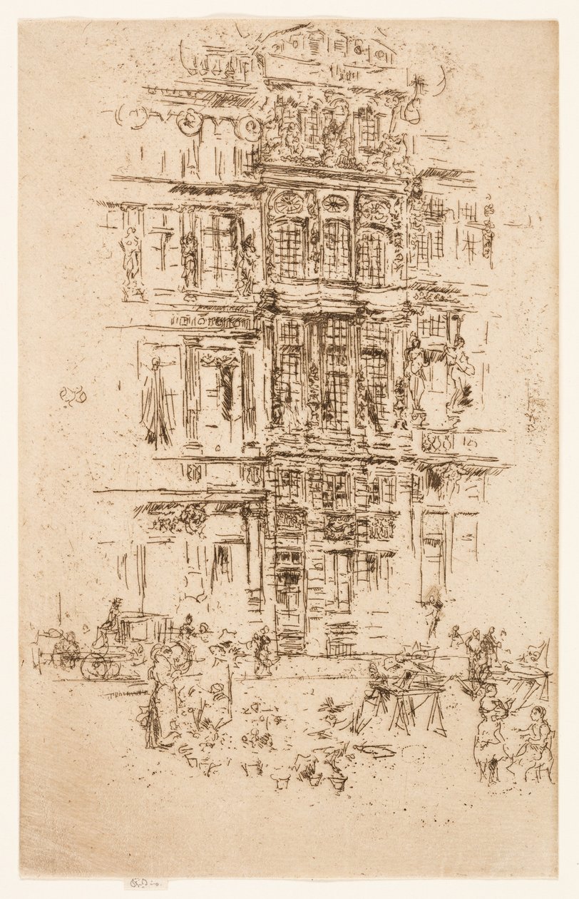 Palazzi, Bruxelles da James Abbott McNeill Whistler