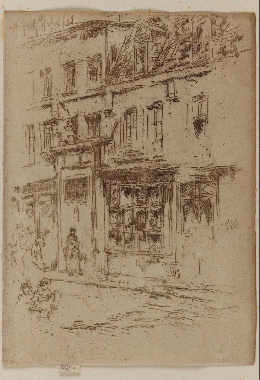 Petite Rue au Beurre, Bruxelles da James Abbott McNeill Whistler