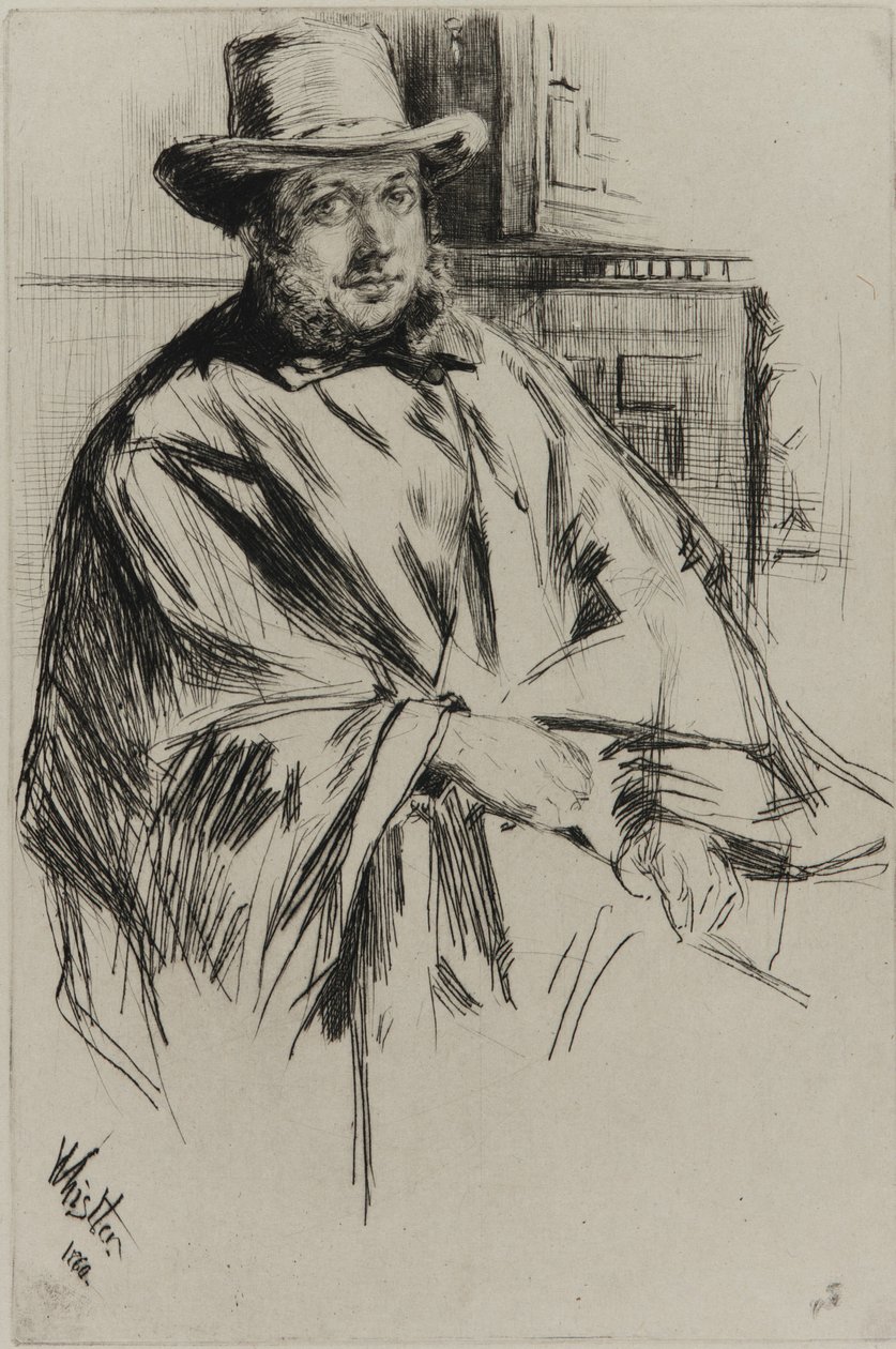 Ritratto di un uomo da James Abbott McNeill Whistler