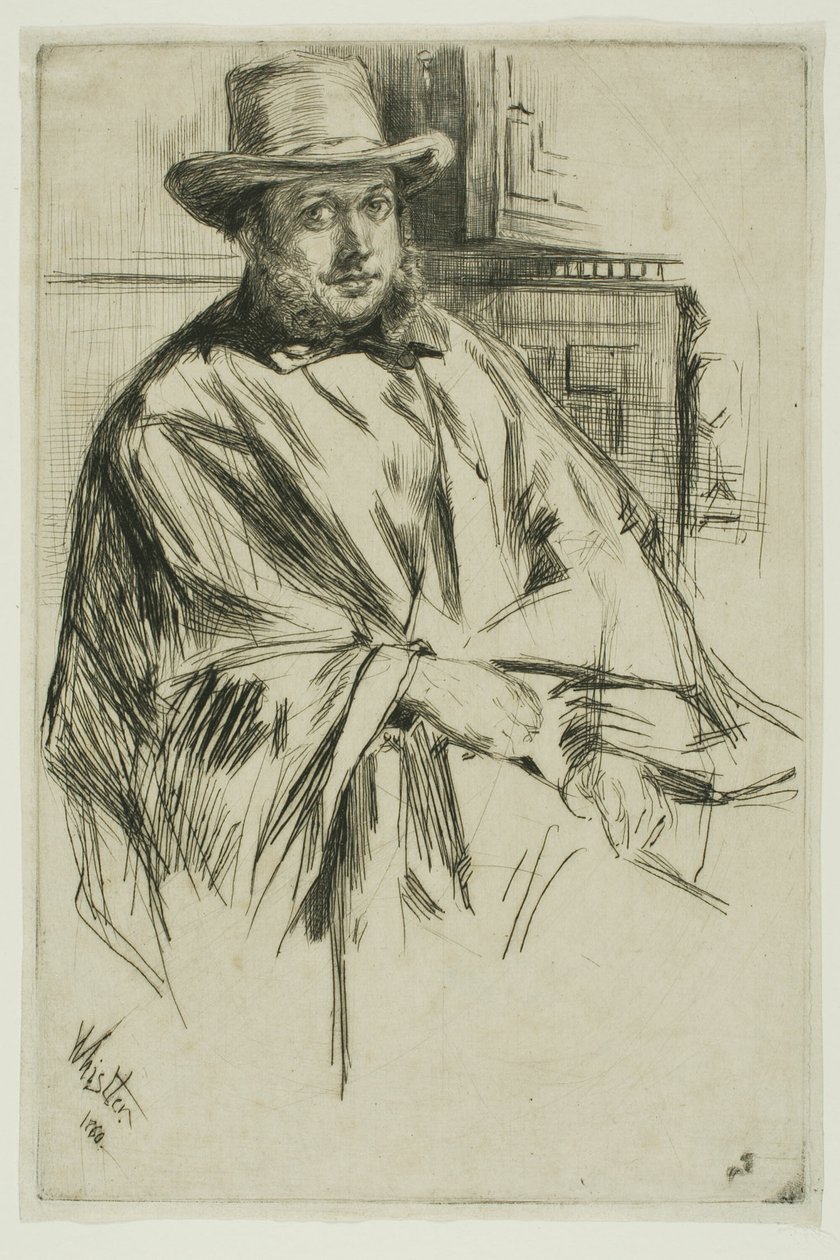 Ritratto di un uomo da James Abbott McNeill Whistler
