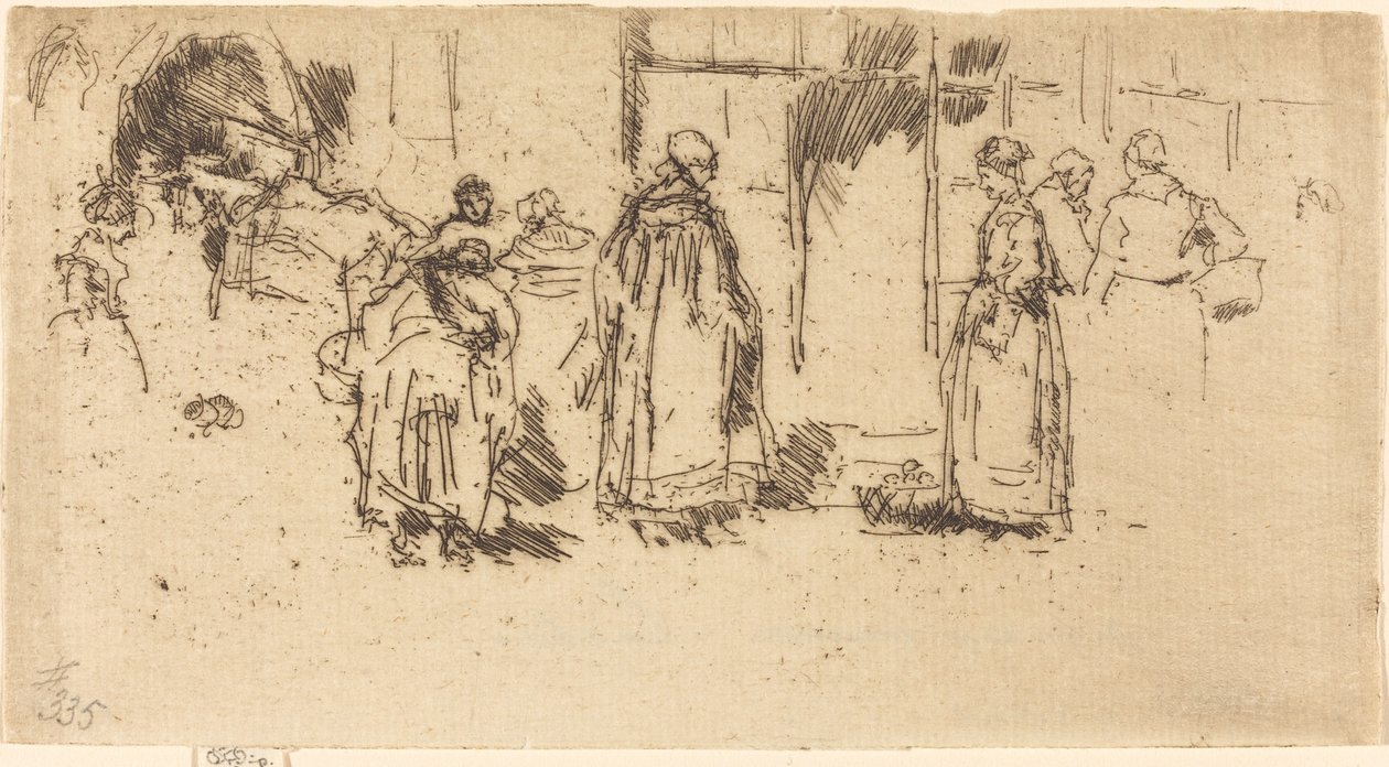 Mercato Avicolo, Loches da James Abbott McNeill Whistler