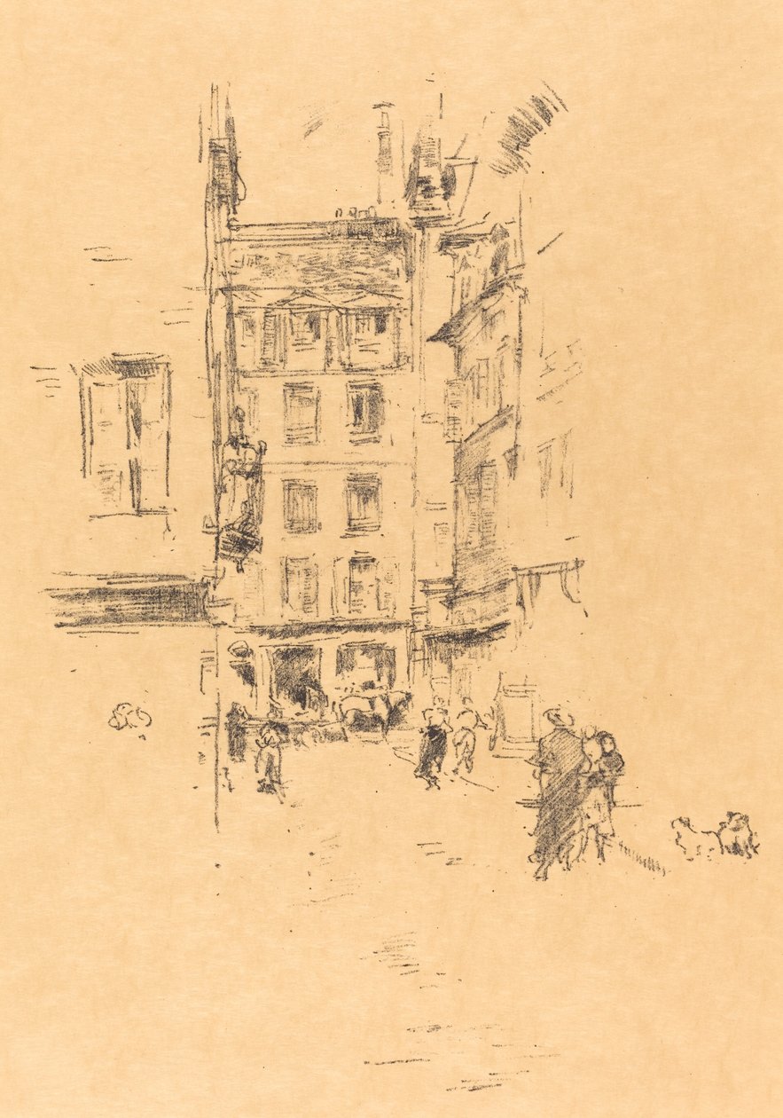 Rue Furstenburg da James Abbott McNeill Whistler