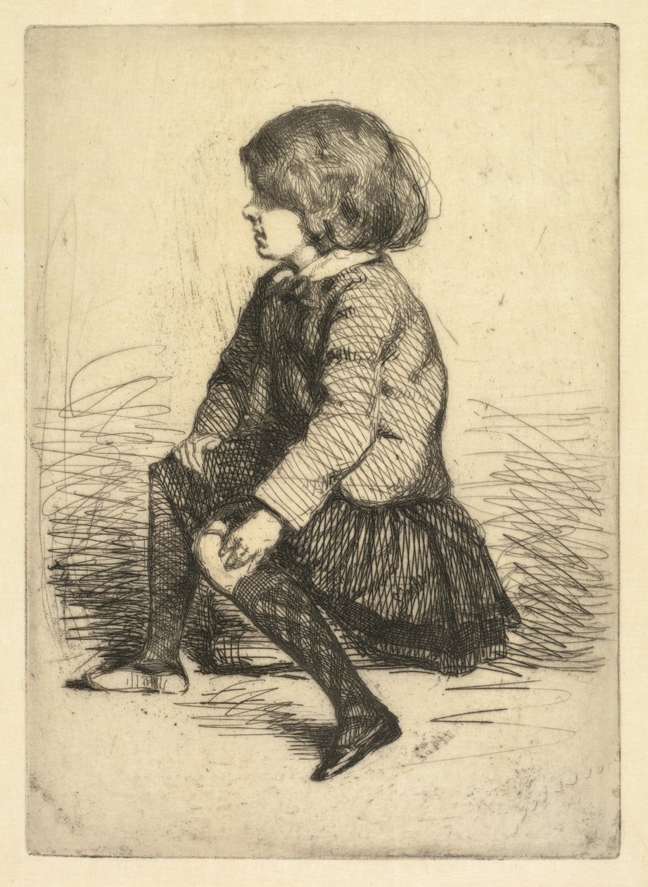 Seymour Haden Jr., seduto da James McNeill Whistler