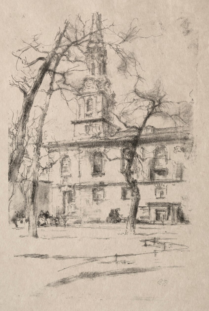 St. Giles-in-the-Fields da James McNeill Whistler