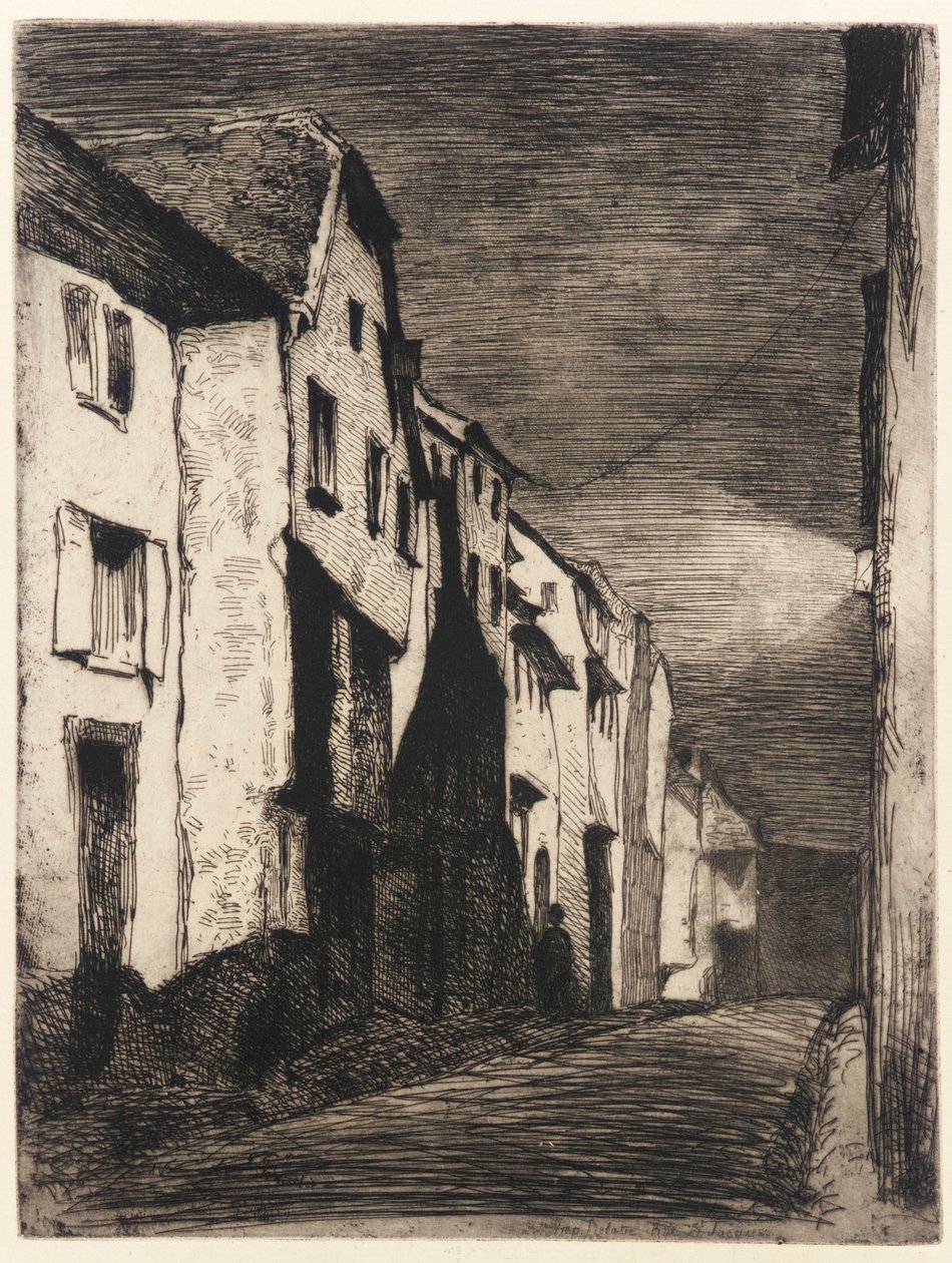 Strada a Saverne da James Abbott McNeill Whistler