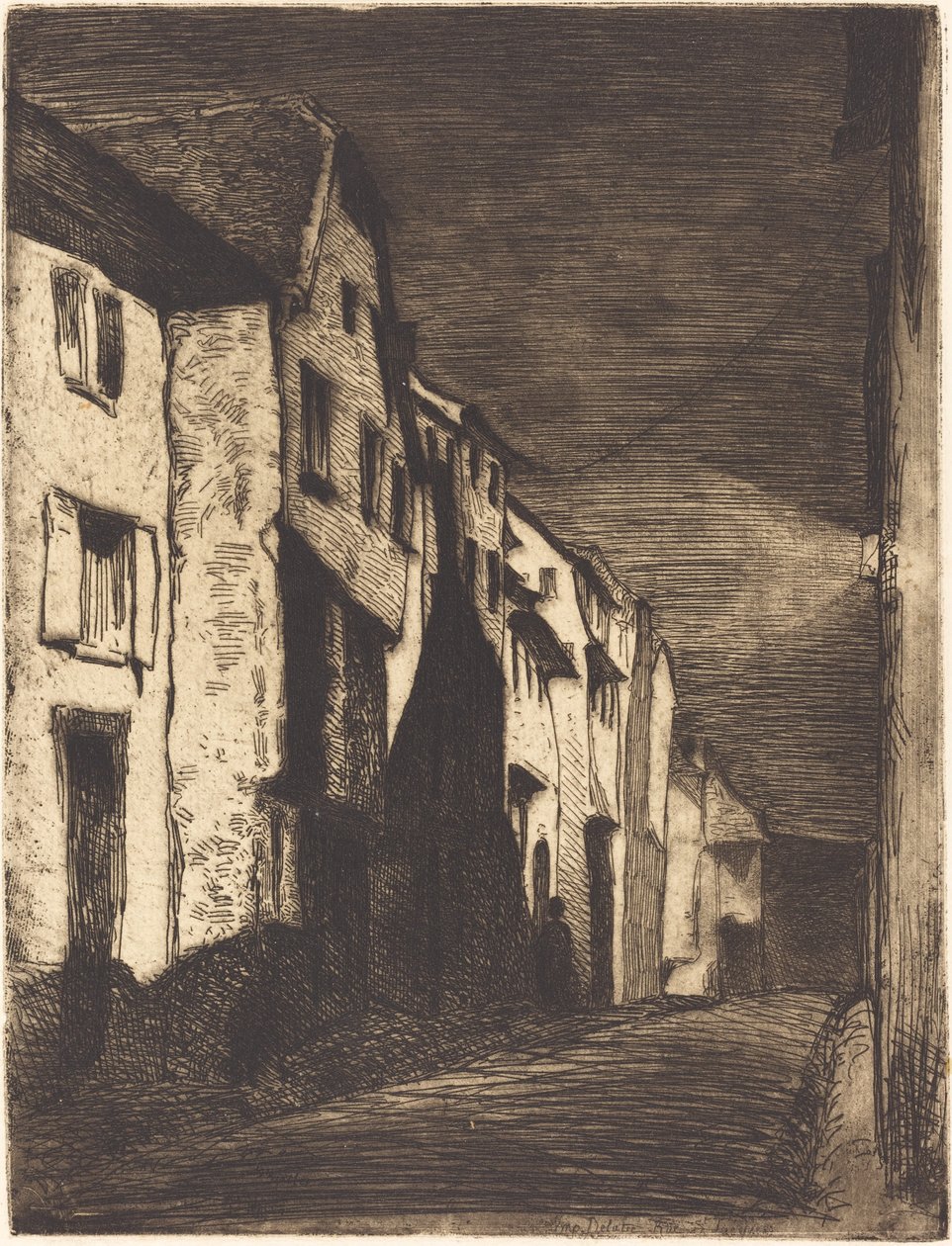 Strada a Saverne da James Abbott McNeill Whistler
