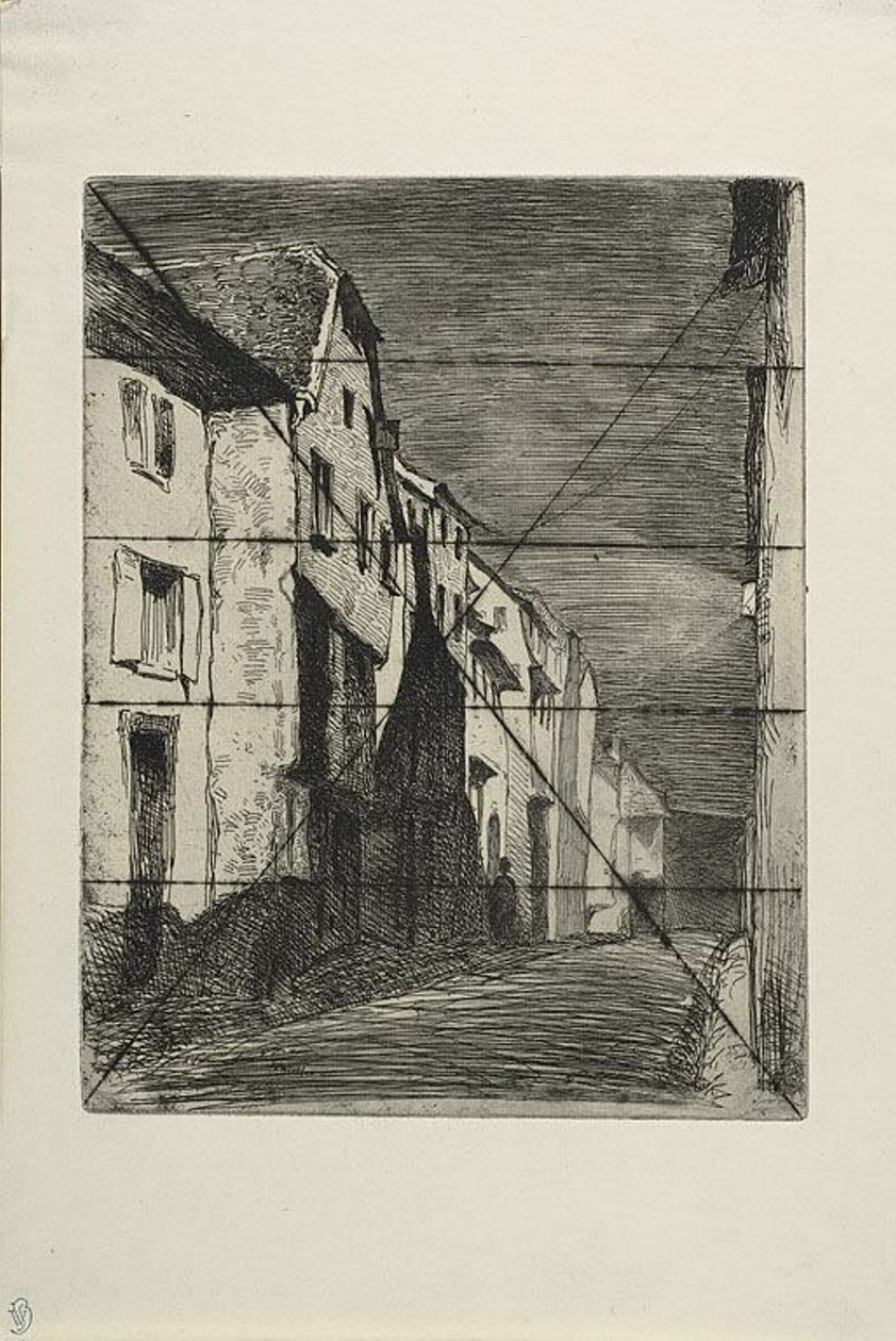 Strada a Saverne da James Abbott McNeill Whistler