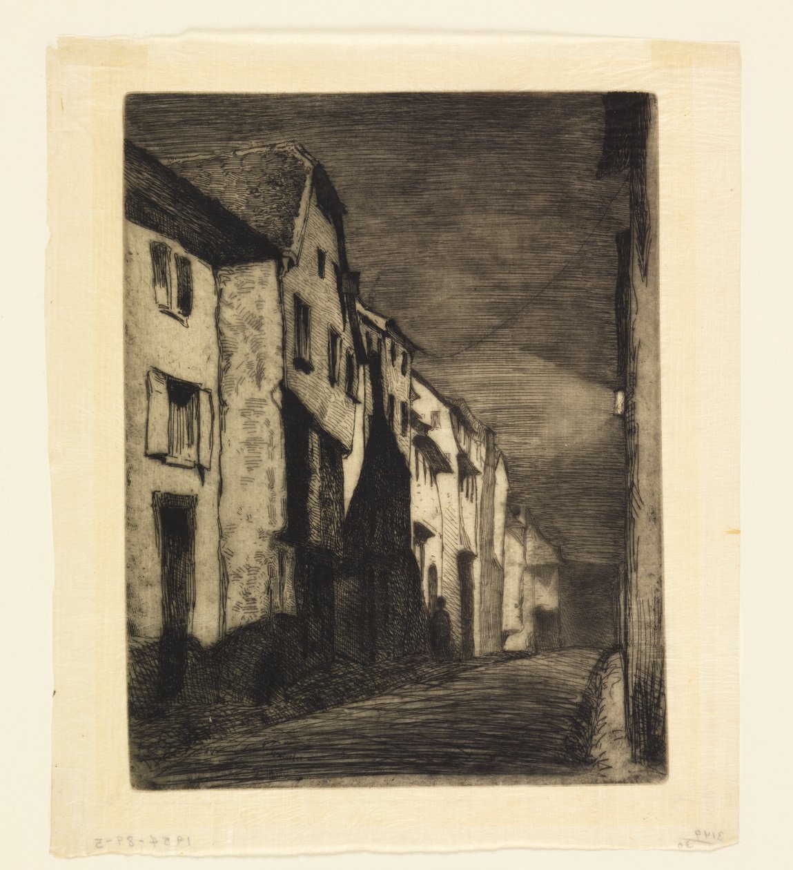 Strada a Saverne da James Abbott McNeill Whistler