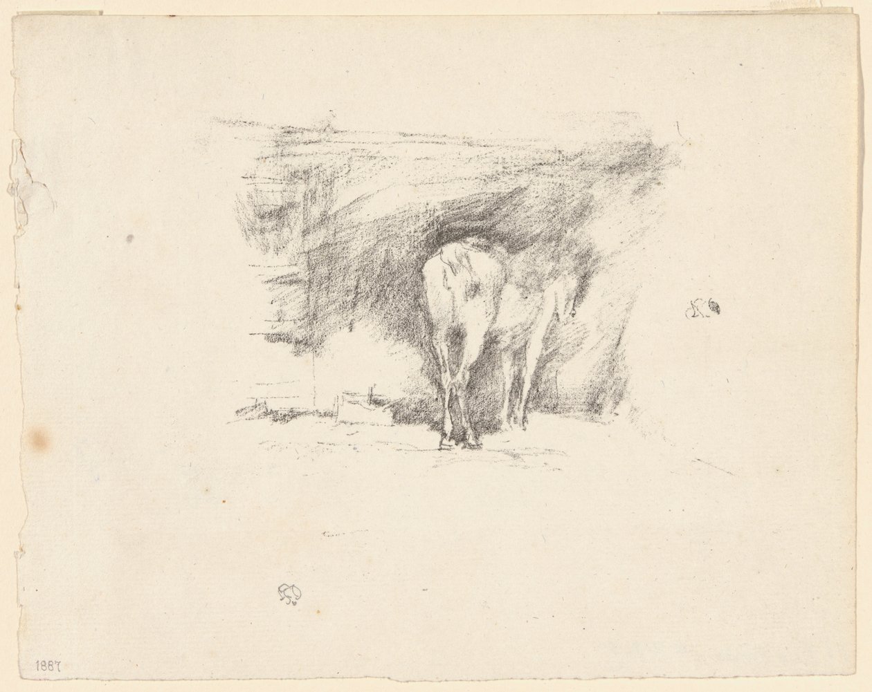 Studio di un Cavallo da James Abbott McNeill Whistler