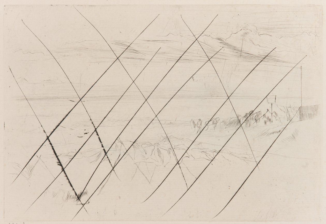 La spiaggia, Hastings da James Abbott McNeill Whistler