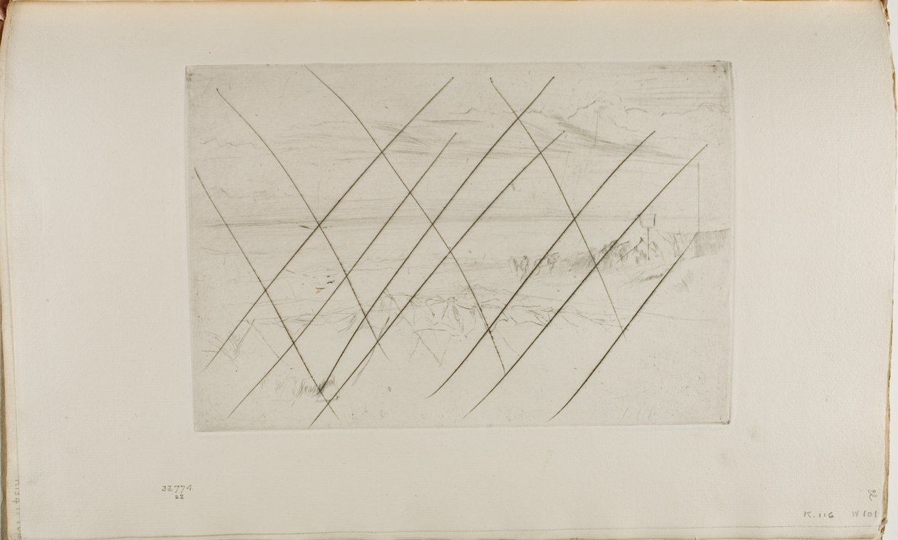 La spiaggia, Hastings da James Abbott McNeill Whistler