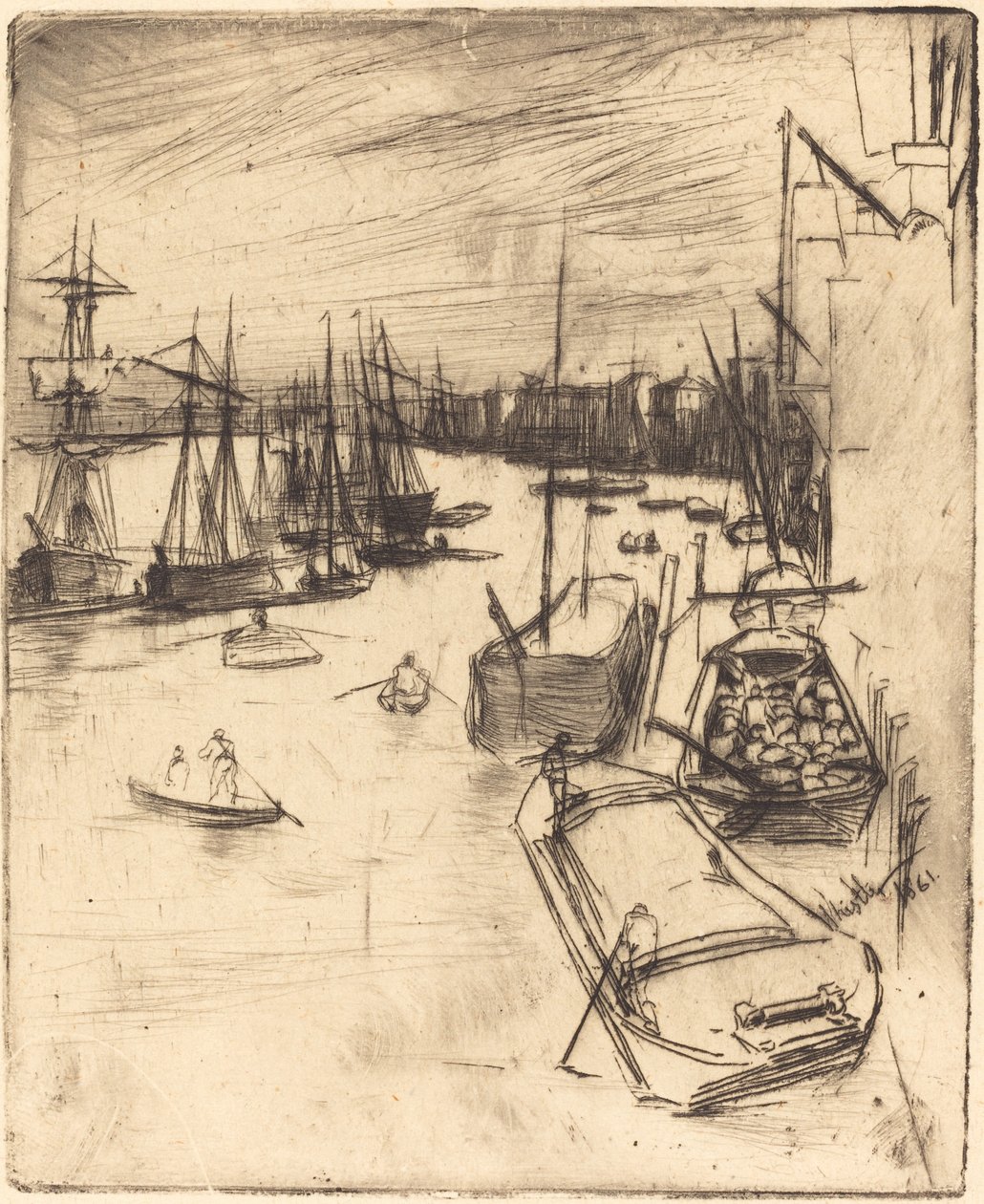Il piccolo Rotherhithe da James Abbott McNeill Whistler