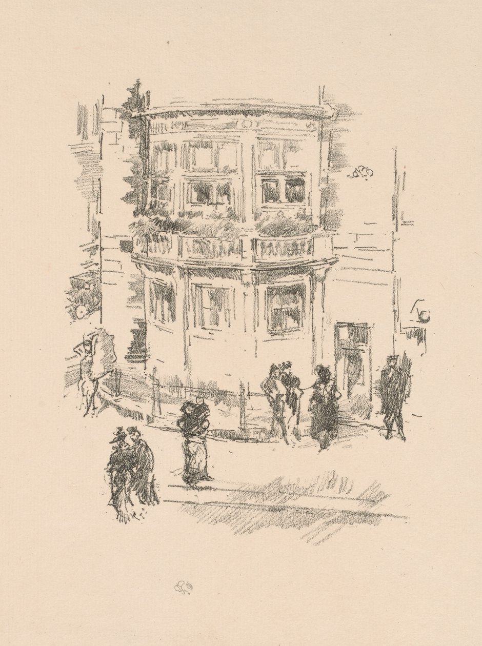 La finestra del direttore, Teatro Gaiety da James McNeill Whistler
