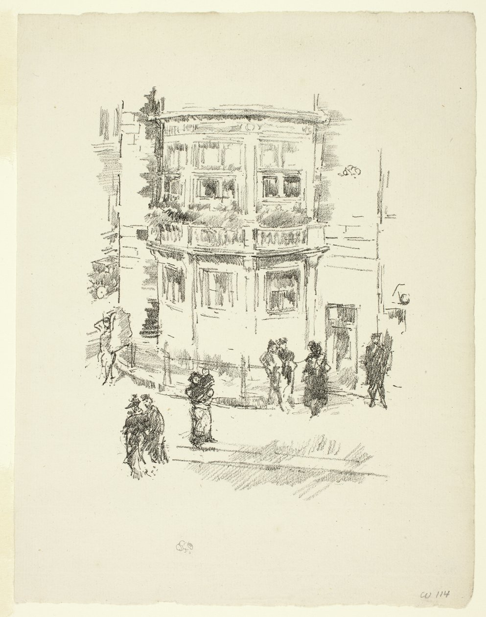 La finestra del direttore, Teatro Gaiety da James McNeill Whistler