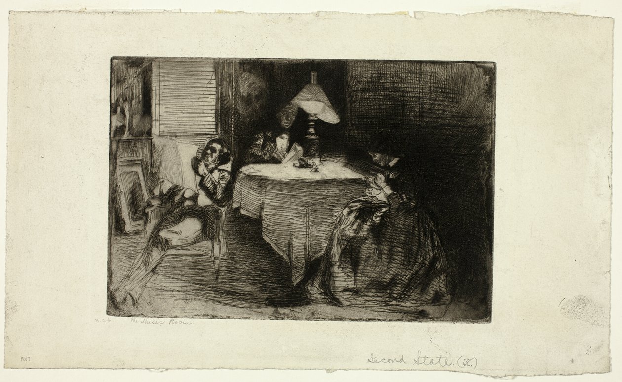 La sala della musica da James Abbott McNeill Whistler