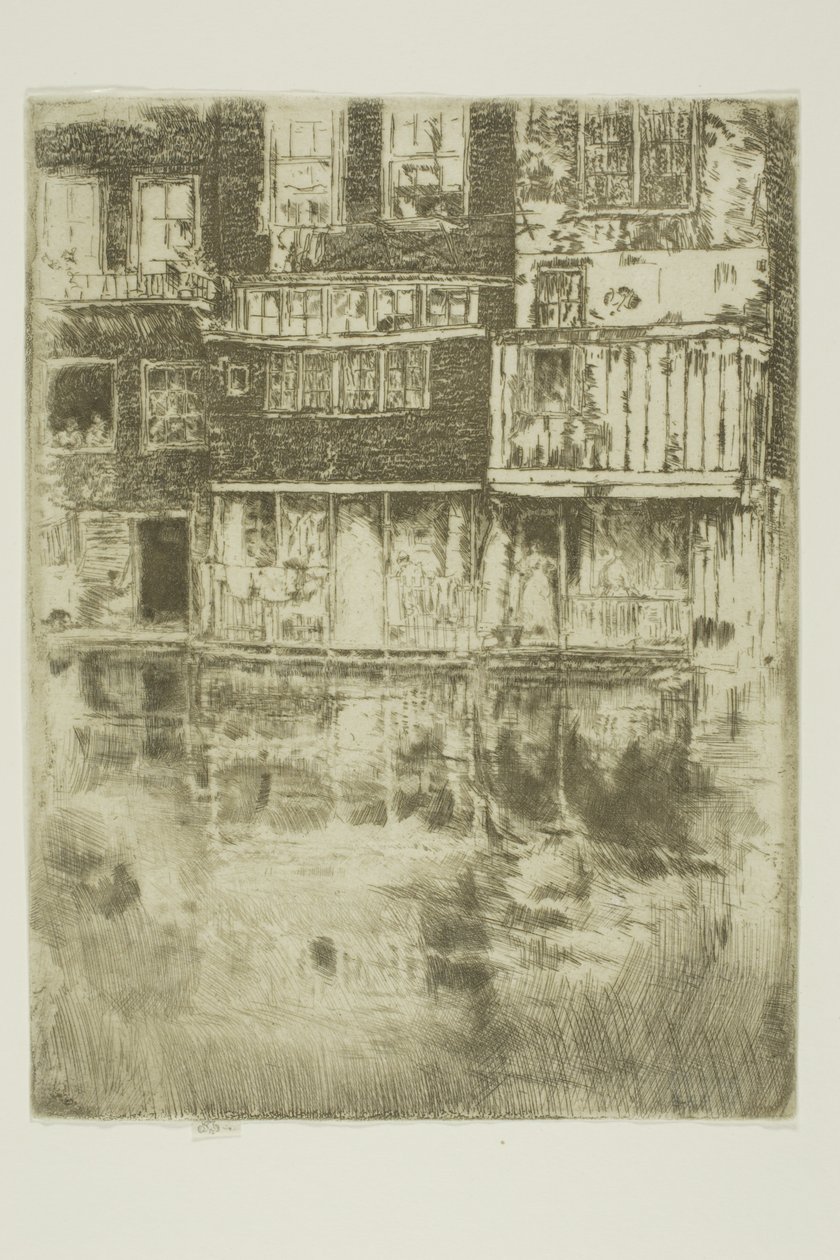 La casa quadrata, Amsterdam da James Abbott McNeill Whistler