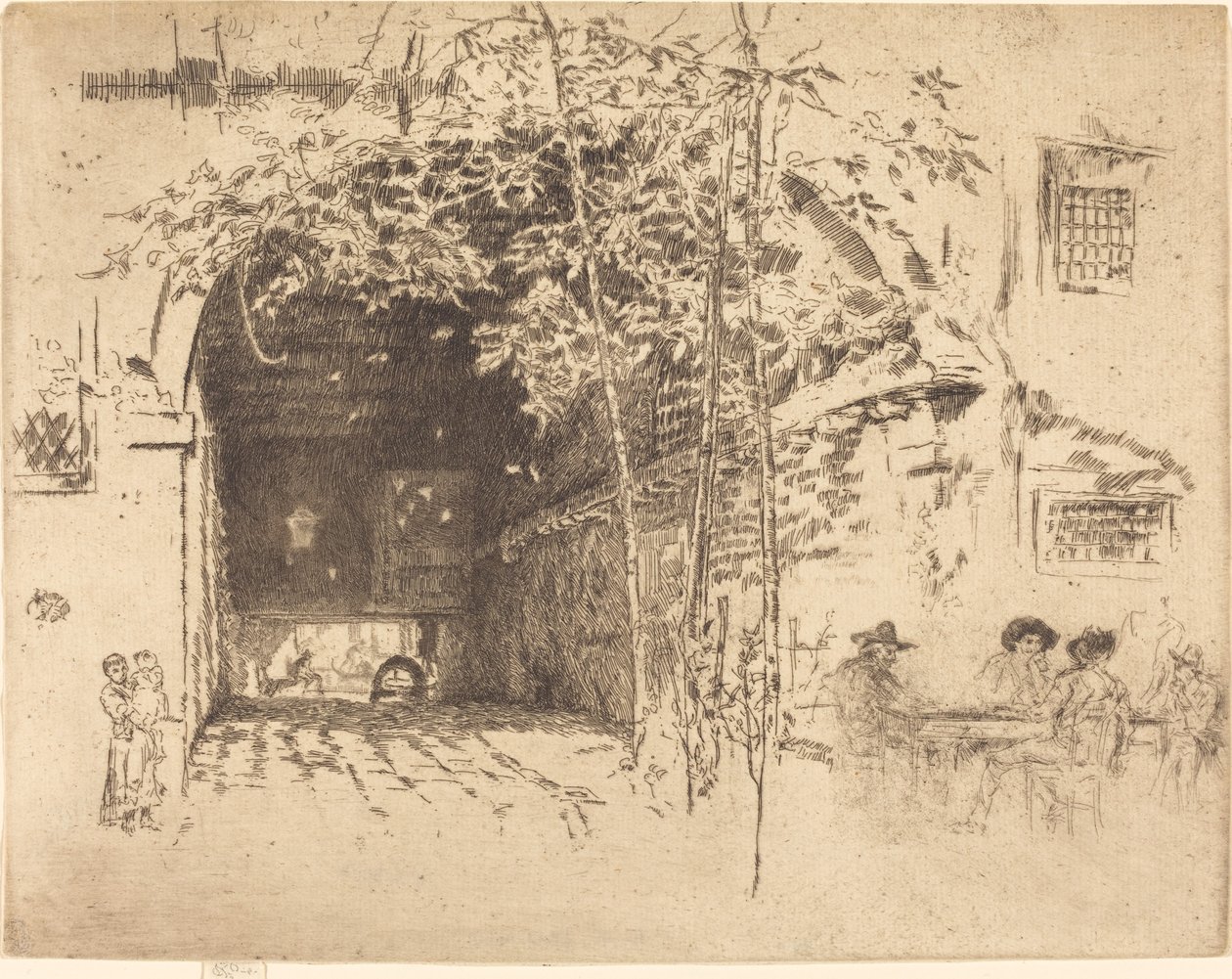 Il Traghetto, No.II da James Abbott McNeill Whistler