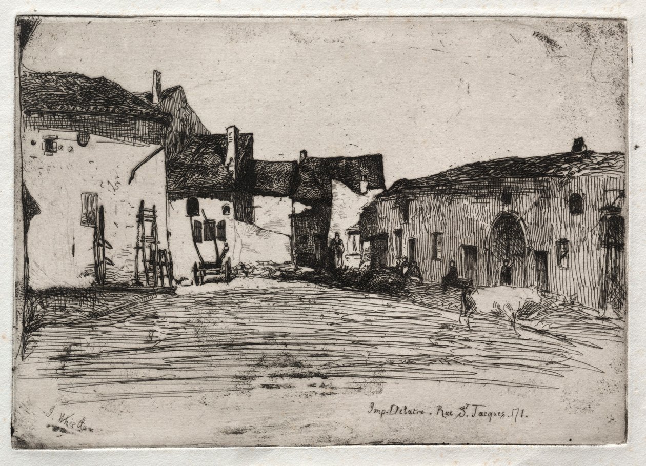 Dodici acqueforti dalla natura:  Liverdun da James McNeill Whistler