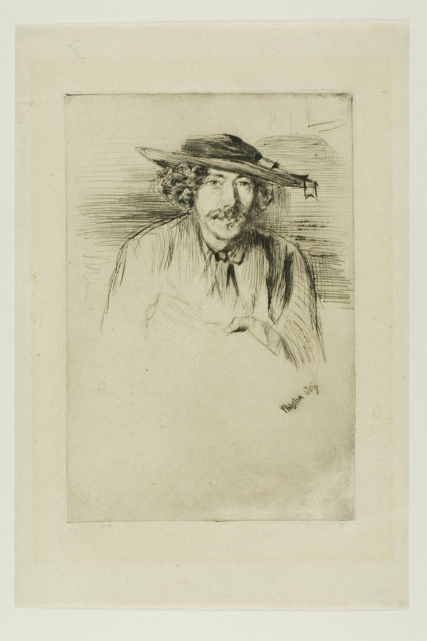 Whistler con un cappello da James Abbott McNeill Whistler