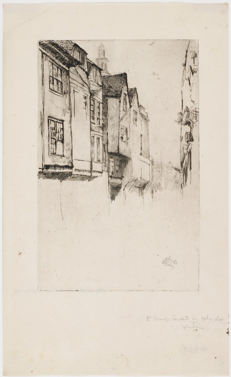 Wych Street, Londra da James Abbott McNeill Whistler