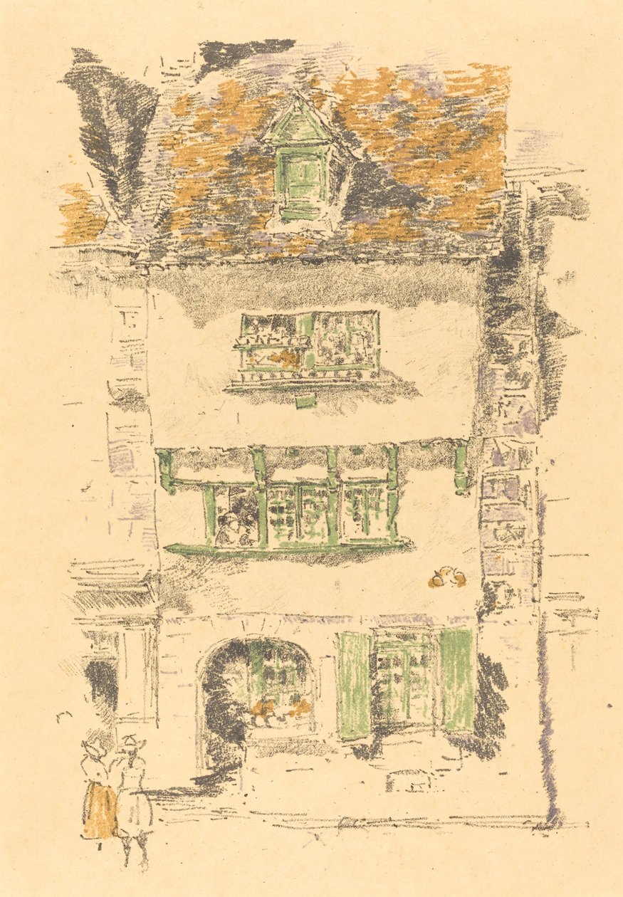 Casa Gialla, Lannion da James Abbott McNeill Whistler