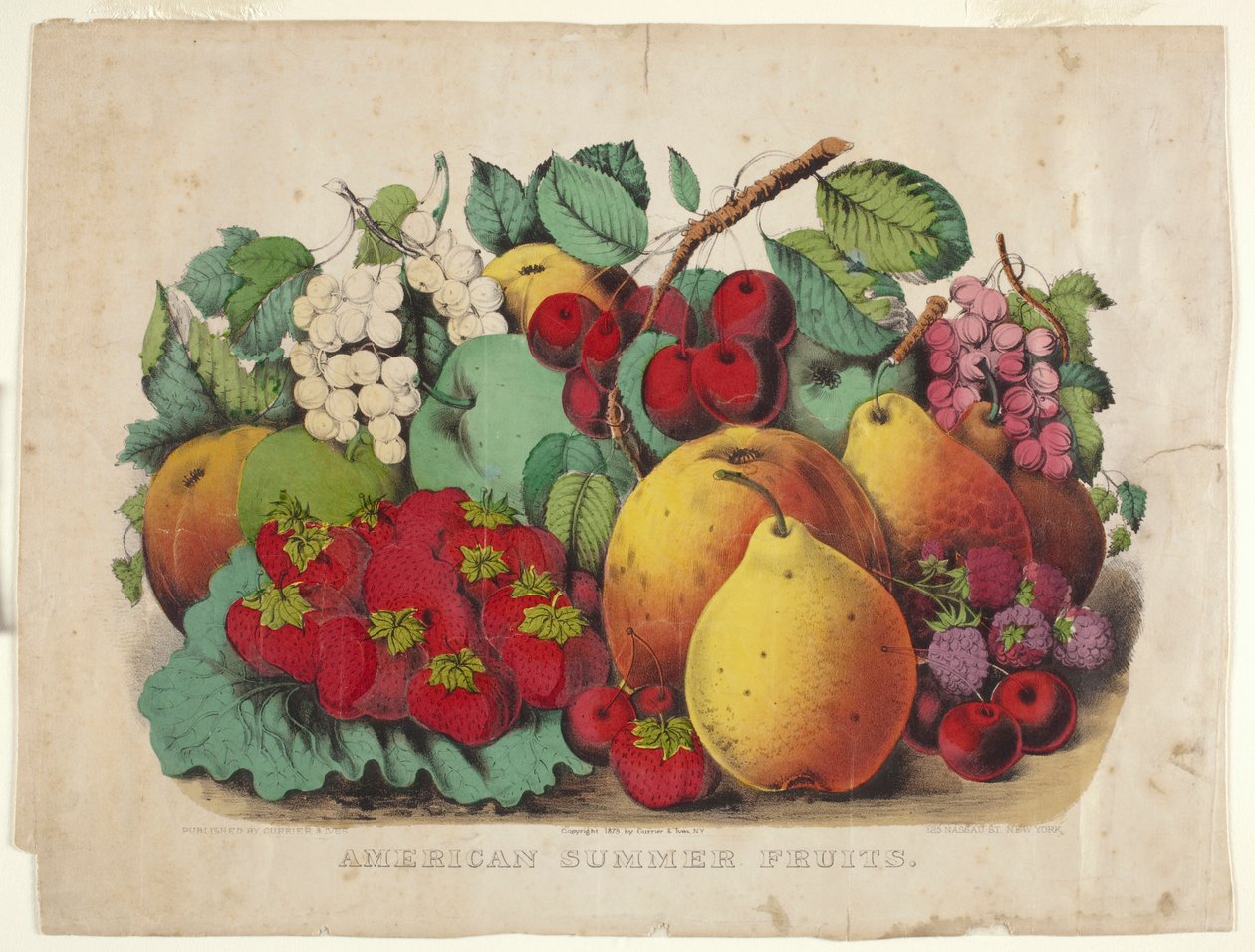 Frutta Estiva Americana da James Merritt Ives