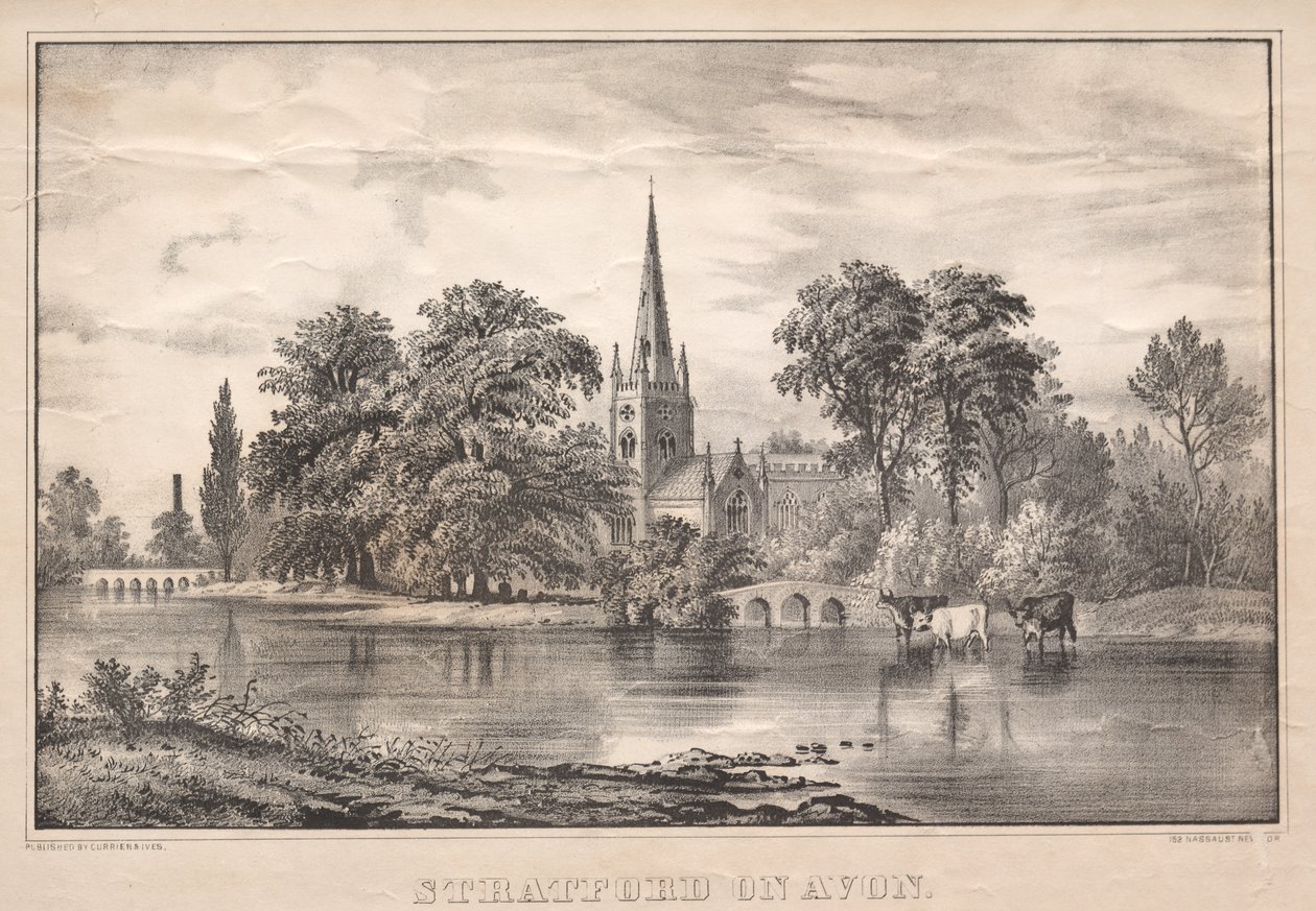 Stratford on Avon da James Merritt Ives